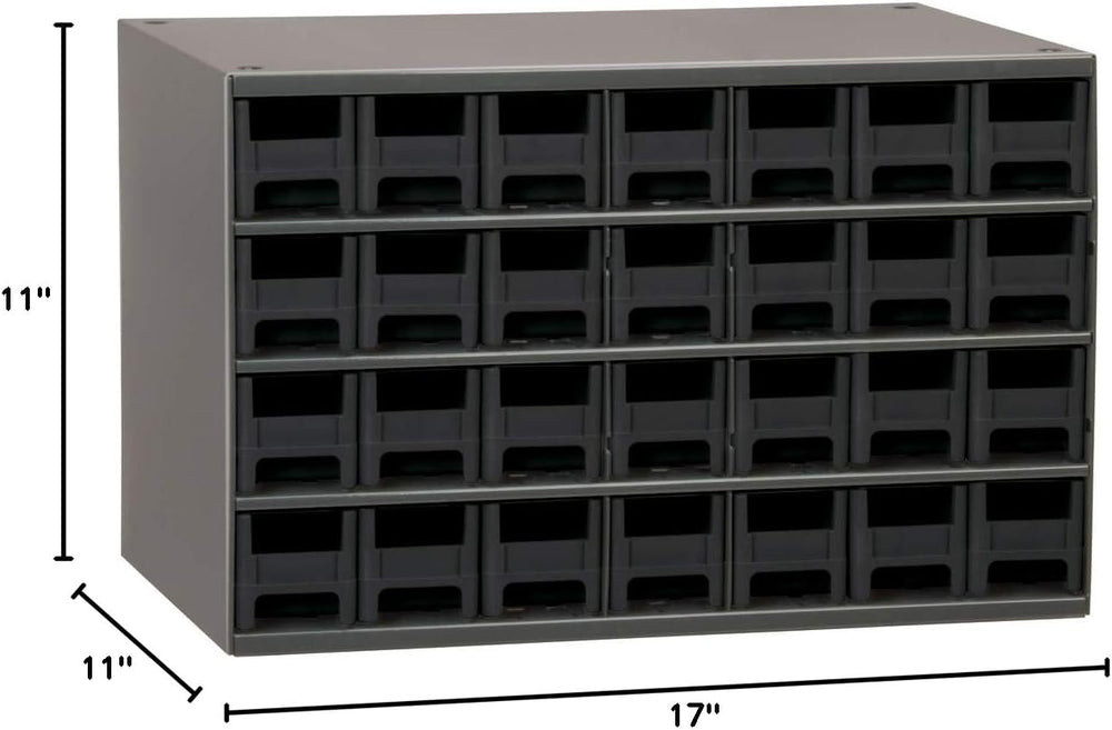 Akro-Mils Steel Garage Storage Cabinet, Small Parts Organizer Metal Cabinet f...