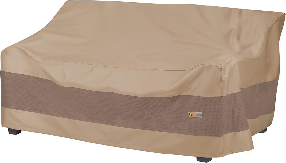 DUCKCOVERS Elegant Water-Resistant 104 Inch Patio Sofa Cover, Patio Furniture...