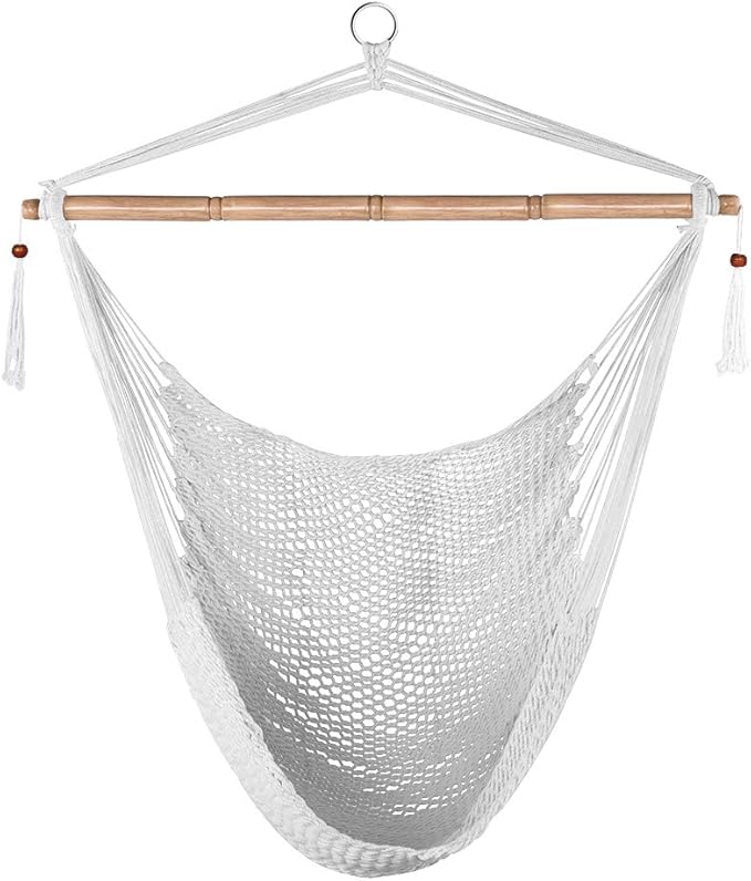 Lazy Daze Hammocks Hanging Chair Caribbean Swing Chair Hammock Chair w/Soft-S...