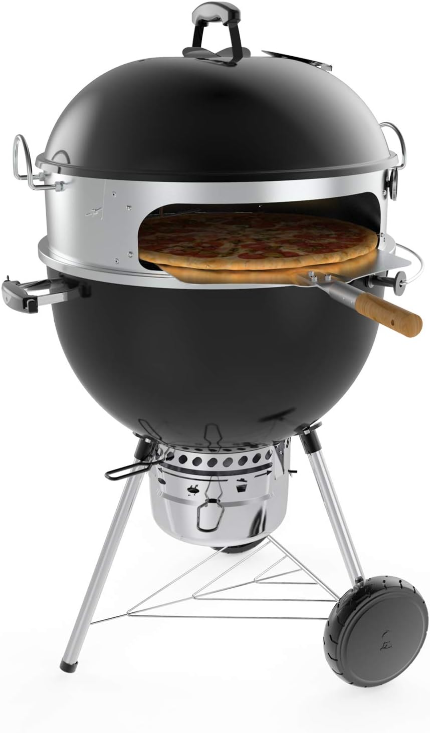 onlyfire Stainless Steel Multi-purpose Rotisserie and Pizza Combo Kit | For W...
