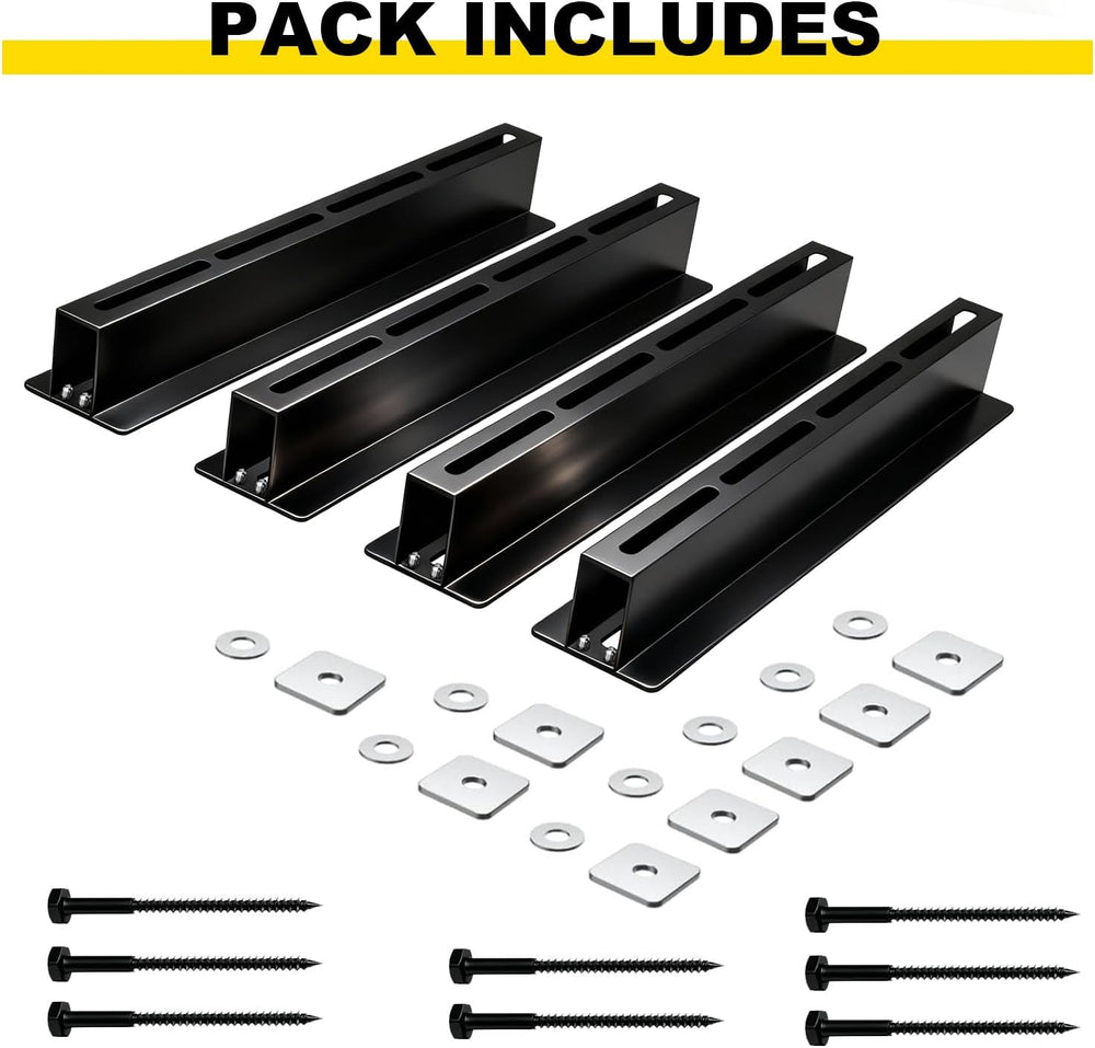 4 Pack Overhead Garage Storage Racks, Heavy Duty Ceiling Storage Rack