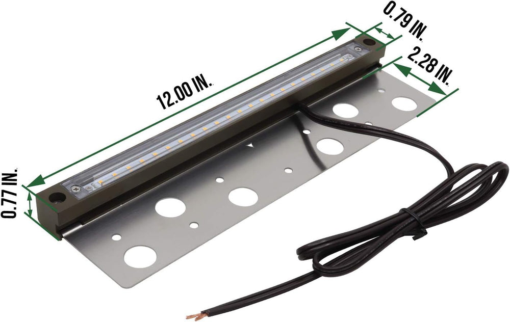 12 Inch LED Hardscape Lighting, Low Voltage Paver Wall Step Lights, 22pcs LED...
