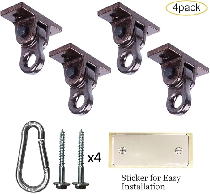 Heavy Duty Bronze Swing Hangers Screws Bolts Included Over 5000 lb Capacity P...