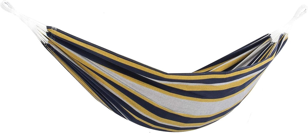 Vivere Brazilian Style Double Cotton Hammock with Polyester End Strings, 450 ...