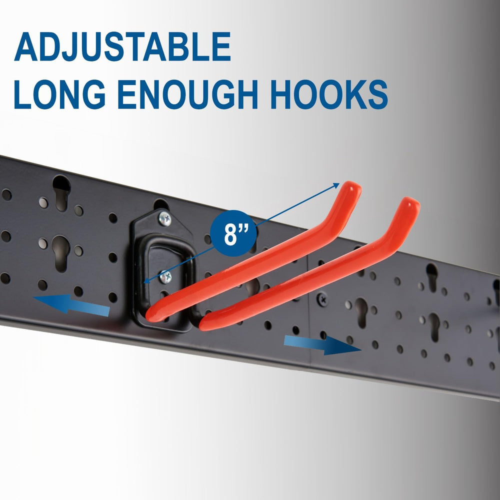 Wallmaster Wall Mount Garage Tool Storage Rack Folding Chair Hangers