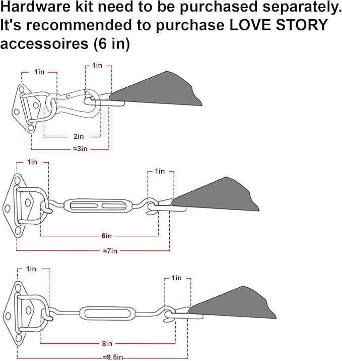 LOVE STORY Custom Size 9'x12'x15' Dark Grey Sun Shade Sail Right ...