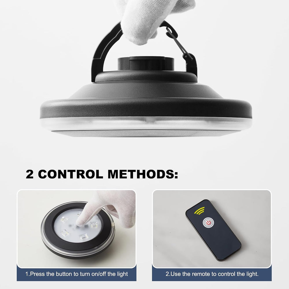 Vitnucrol LED Patio Umbrella Lights with Remote, 4000mAh Rechargeable | Porta...