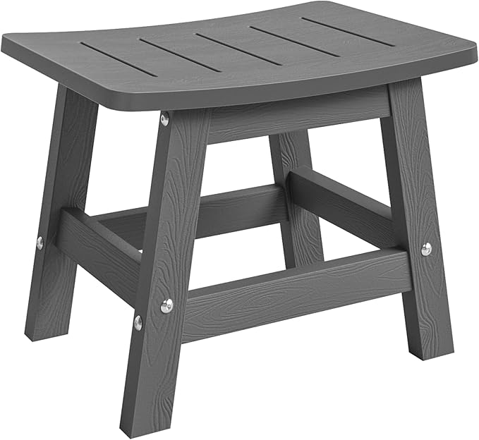 LUE BONA Outdoor Adirondack Ottomans, Footrest Footstool Set of 2, Outdoor Fo...