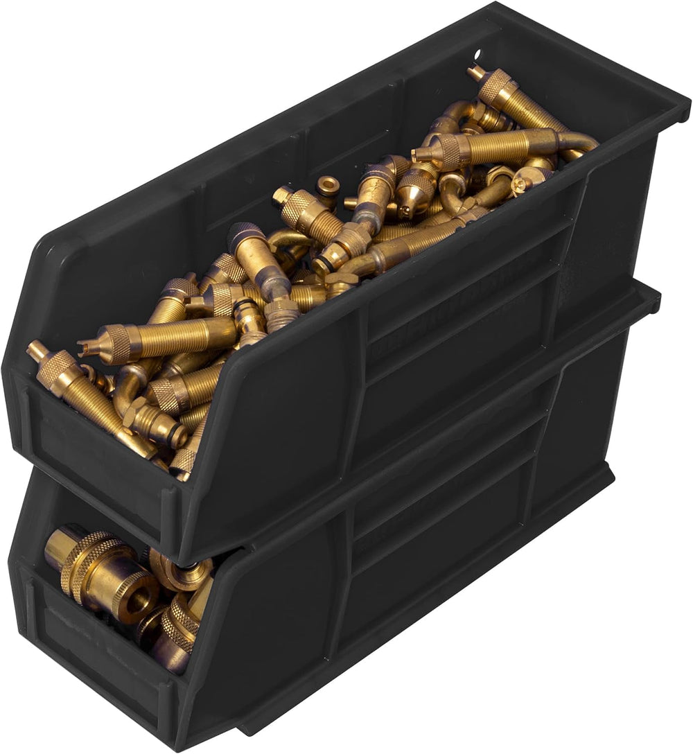 Akro-Mils 30224 AkroBins Plastic Storage Bins, 11"x 4"x 4", Bl...