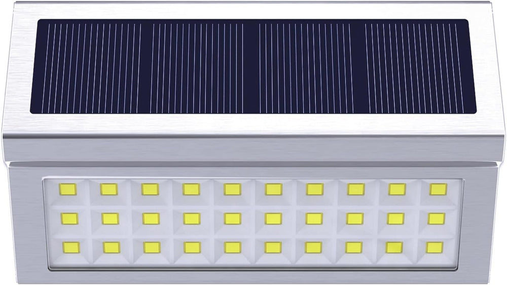 ROSHWEY Solar Deck Lights, Suitable for Fence Step Stair-Cool White-10Pack