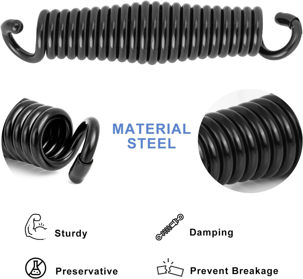 Porch Swing Springs Hammock Chair Spring Hold up to 1600lbs Heavy-Duty Chr-om...