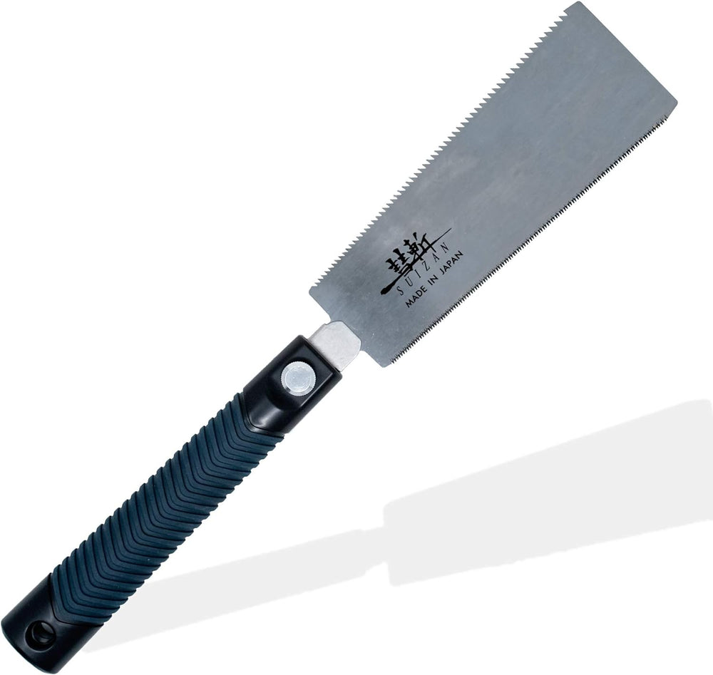 SUIZAN Ryoba Double Edge Saw 7" - Japanese Pullsaw Hand Saws Wood Cutting