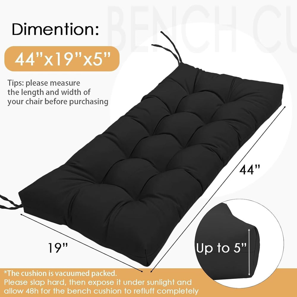 MTMR Outdoor Bench Cushion for Patio Loveseat Furniture, Waterproof
