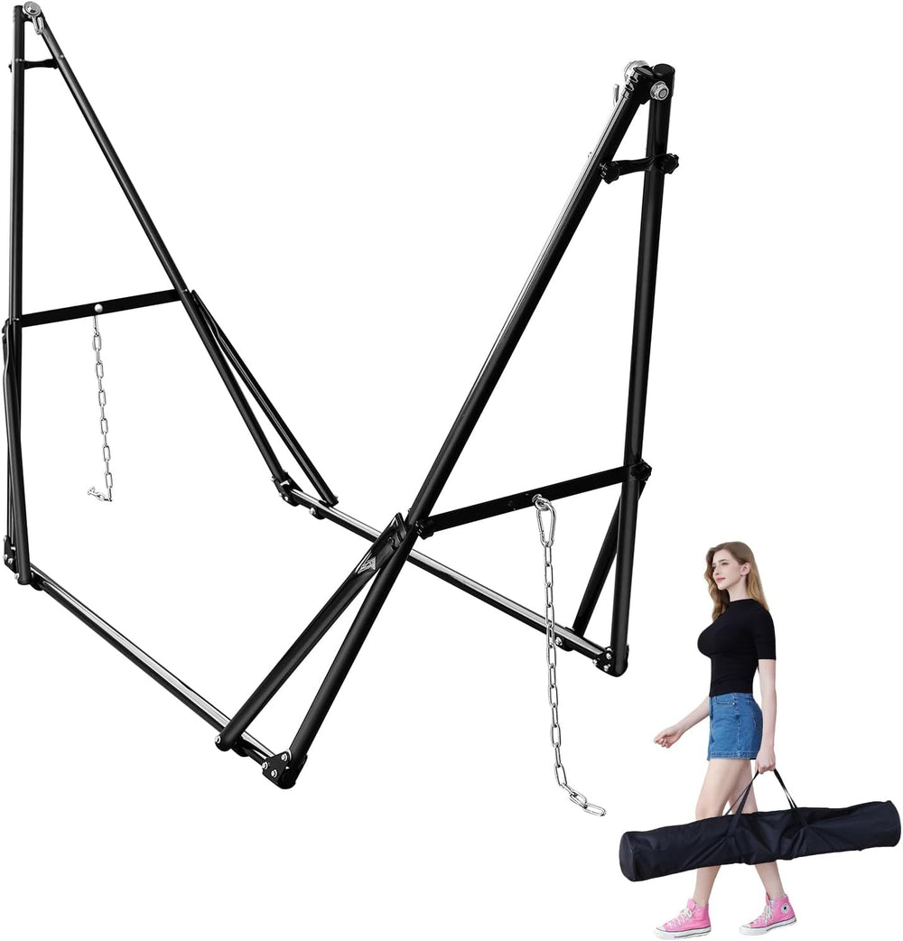 Foldable Hammock Stand,Portable for Outdoor or Indoor,Without Cloth.
