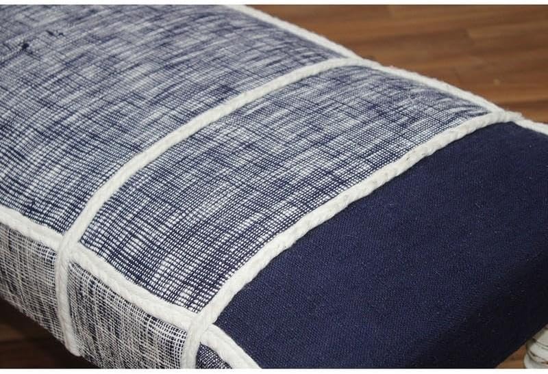 L. R. Resources, Inc. LR Home Navy Upholstered Bench for Bedroom End of Bed |...