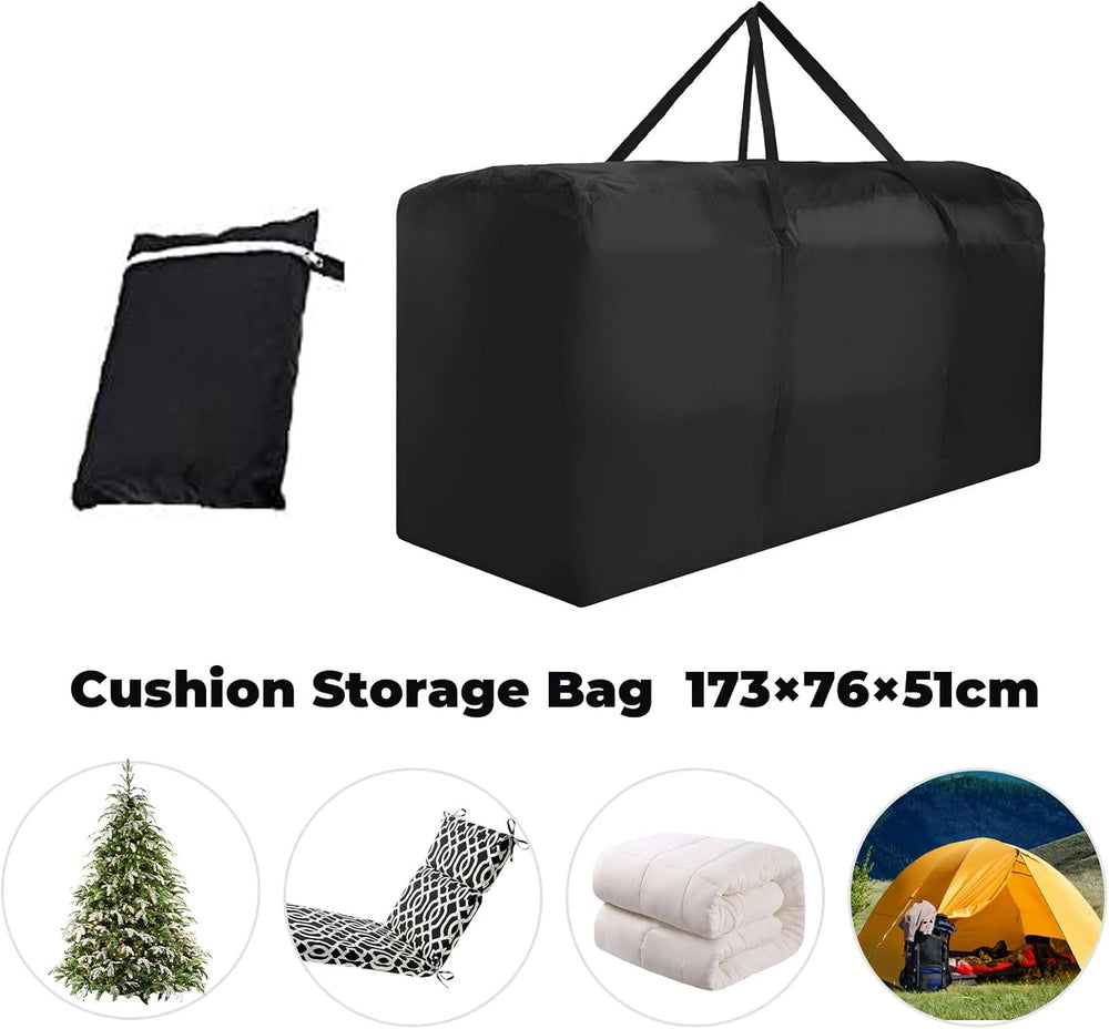 Patio Water-Resistant Extra Large Protective Zippered Outdoor Cushion Furnitu...