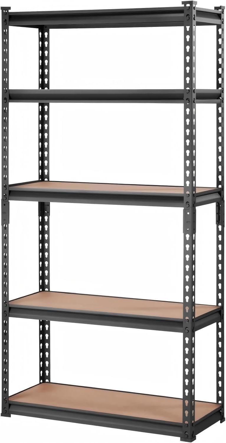 GarveeTech Heavy Duty Garage Shelving Unit, 30 in L x 12 in D x 60 in H Adjus...