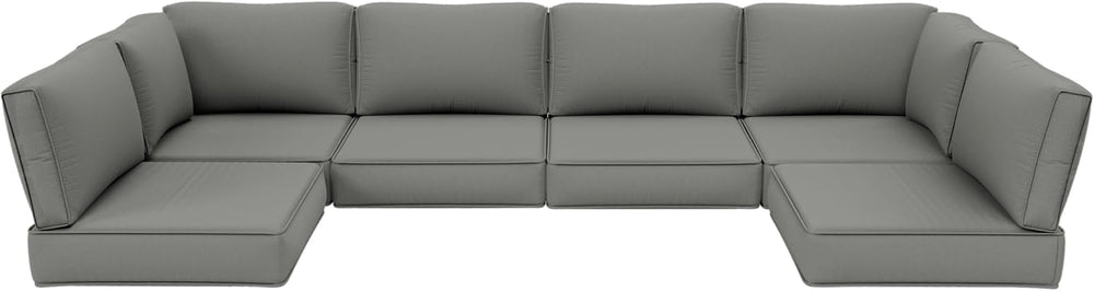 Outdoor Cushions for Patio Furniture, 14 Piece Water-Resistant Sofa Cushion