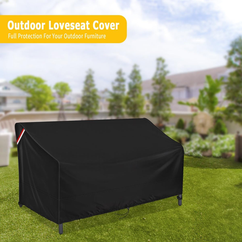 Outdoor Waterproof Sofa Loveseat Glider Cover, 70" L x 38" W x 35&q...