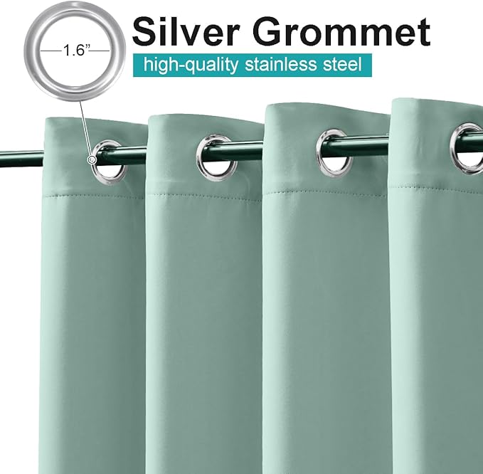 NICETOWN Outdoor Curtain for Patio Waterproof Extra Wide 100 in, Sun Blocking...