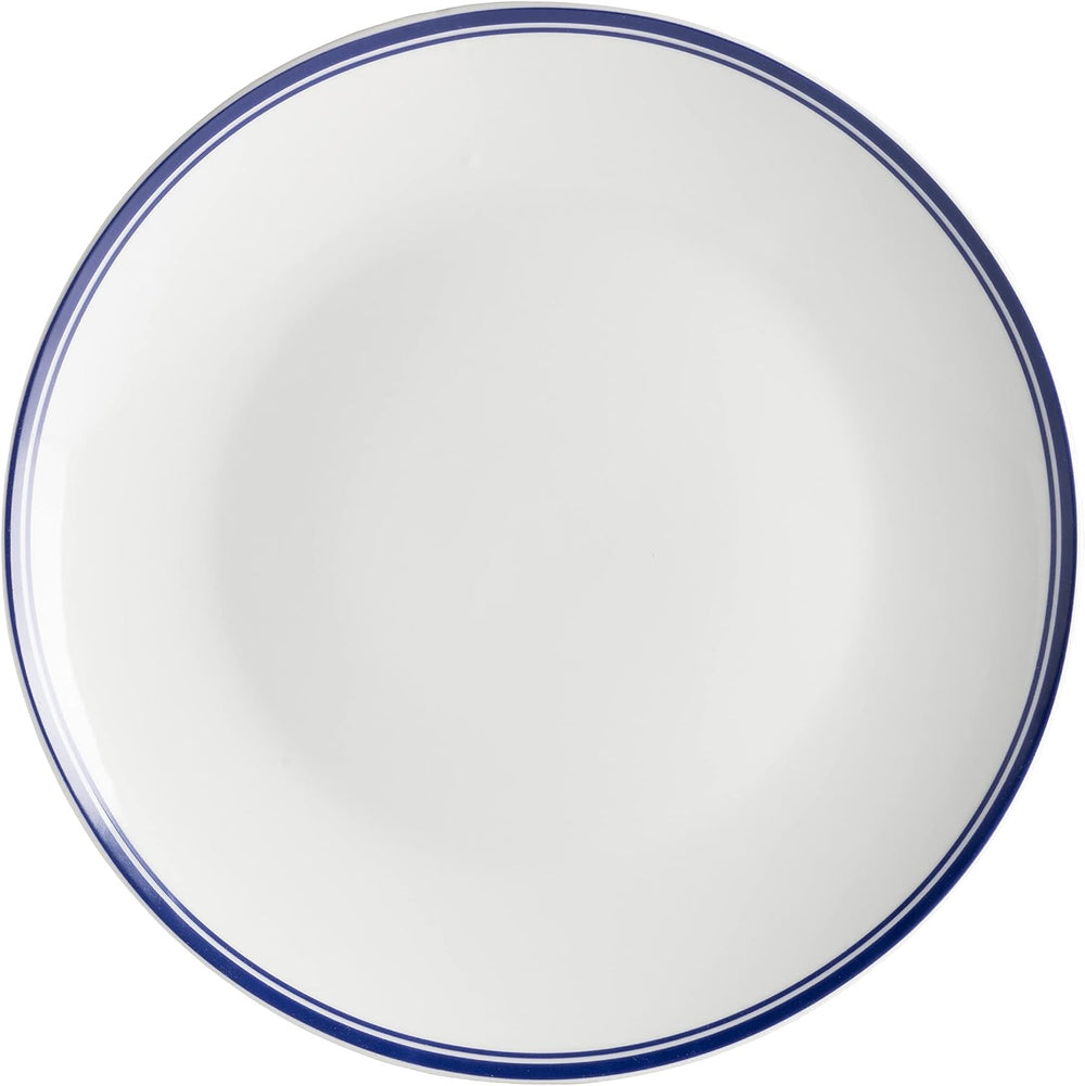 Café Stripe 12 Pc Dinnerware Set, Blue