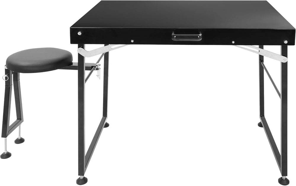 KUAFU Foldable Shooting & Hunting Table with Shooting Bench, Adjustable