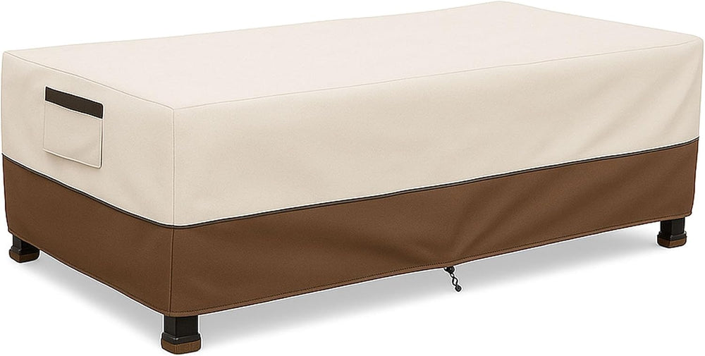 Waterproof Patio Coffee Table Cover, 600D Heavy Duty Outdoor Furniture Covers...