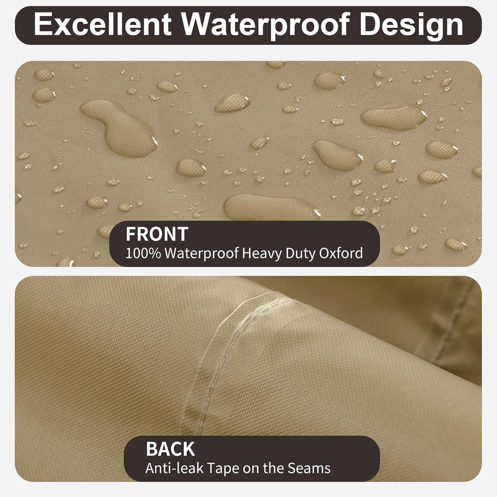 PureFit Outdoor Chair Covers Waterproof 2 Pack Patio Furniture Seat Covers
