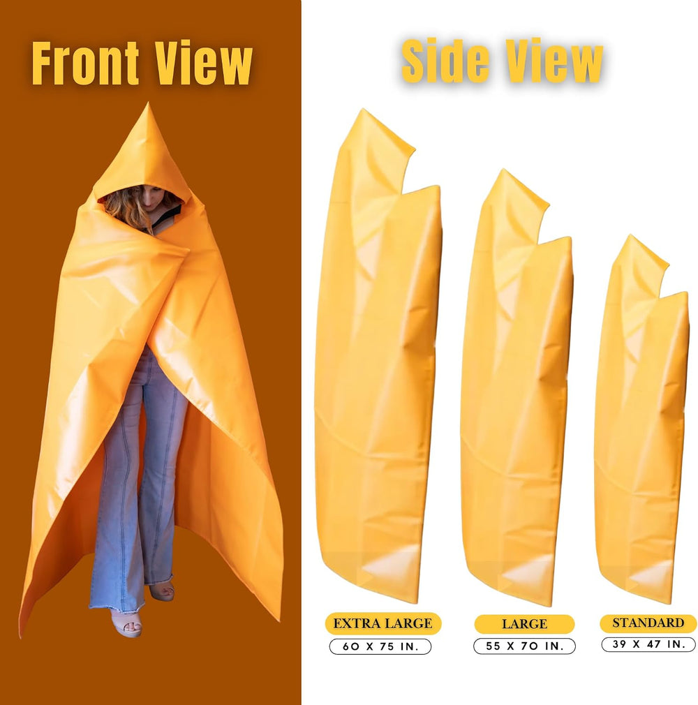 Fire Cloak - 1500F CE Certified Emergency Fire Blanket for Home & Kitchen