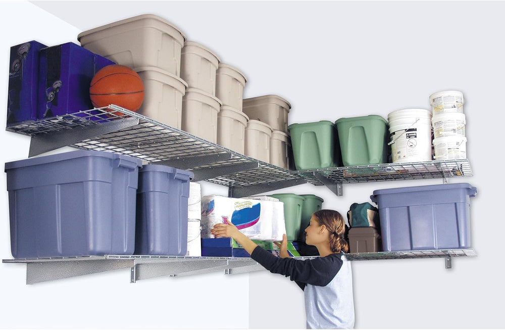 Hyloft Heavy Duty Steel Garage Wall Shelving, 45 in. x 15 in. Metal Wall Shel...