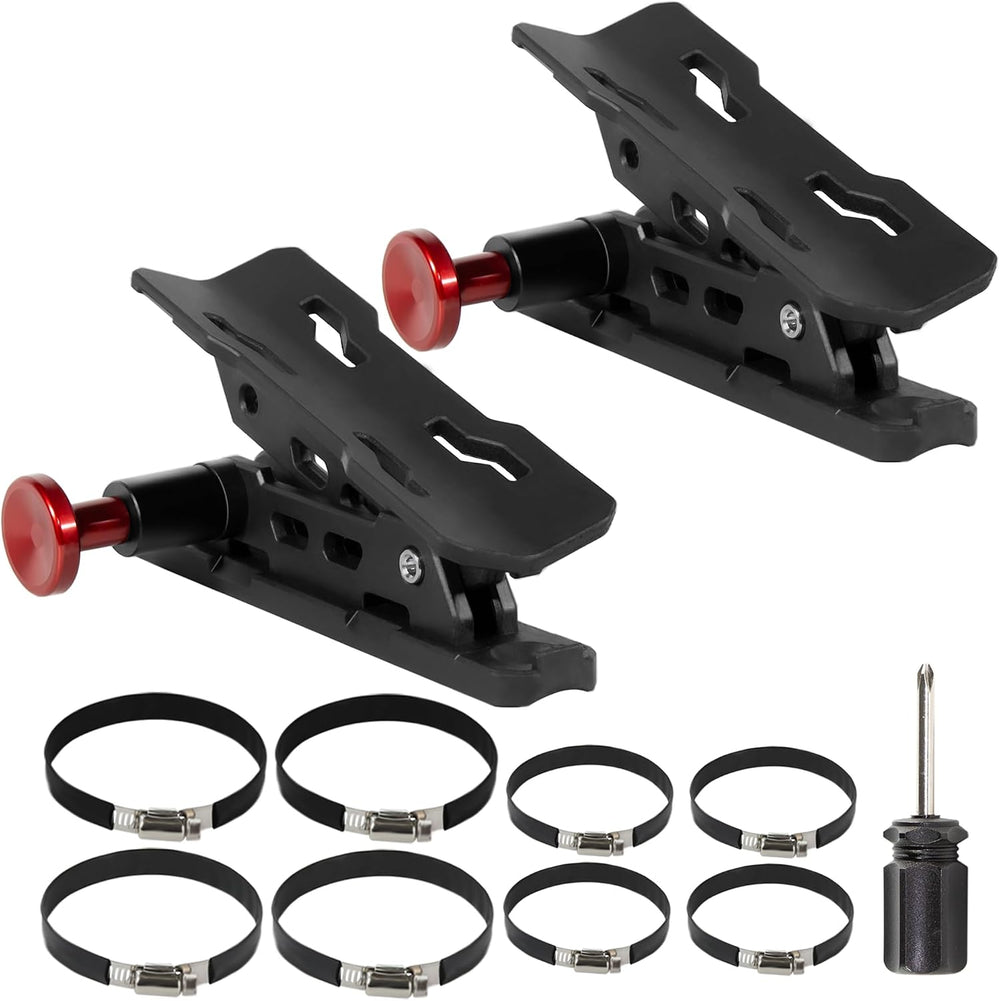 ZHILXN Quick Release Fire Extinguisher Mount with 8 Clamps for Tractor 2PCS