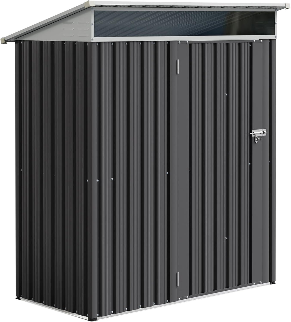 Vongrasig 5x3 FT Outdoor Storage Shed with Window & Lockable Door