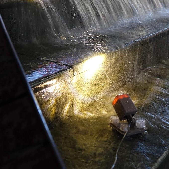 AquaHEX 60X Solar Underwater Submersible Spotlight, Pond Pool Fountain Water ...