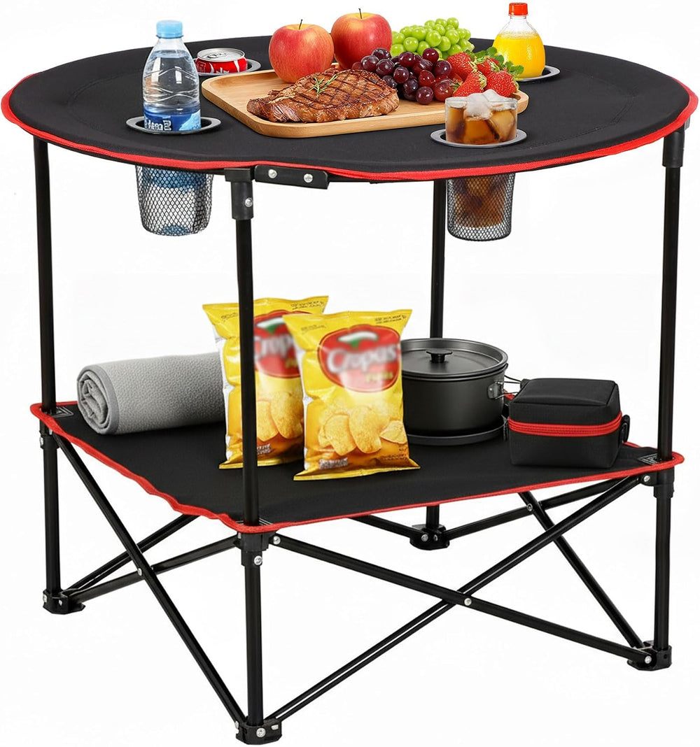 ZENY Portable Folding Picnic Table Outdoor Camping Table