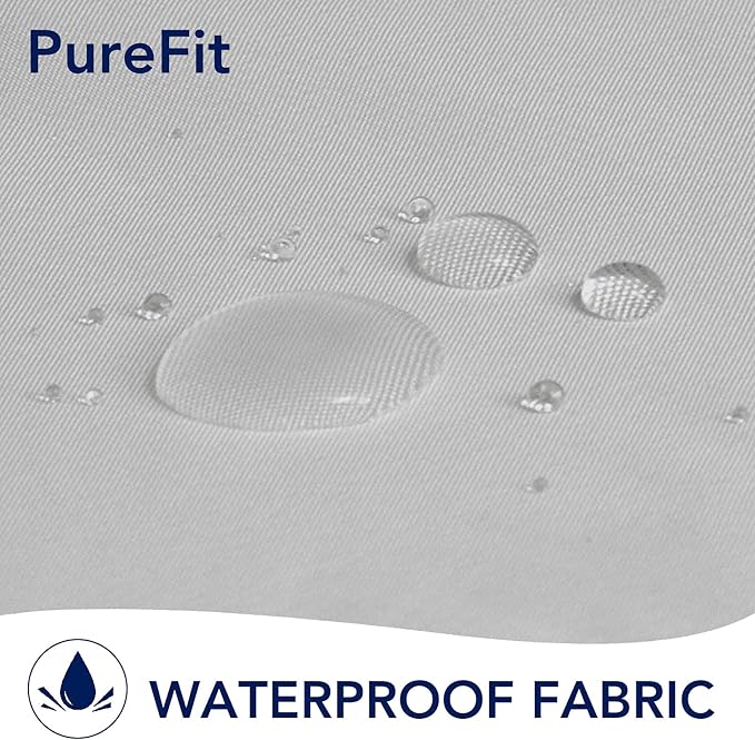 PureFit Outdoor Curtains for Patio Waterproof Weatherproof, UV Resistant Outs...