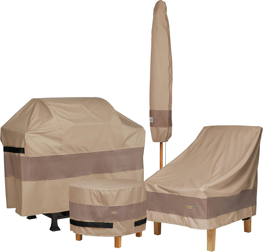 DUCKCOVERS Elegant Water-Resistant 104 Inch Patio Sofa Cover, Patio Furniture...