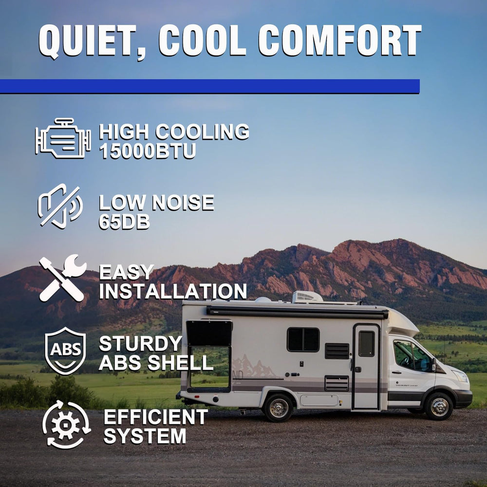 115v Air Conditioner 15000BTU Rooftop RV Air Conditioner, Hating and Cooling ...