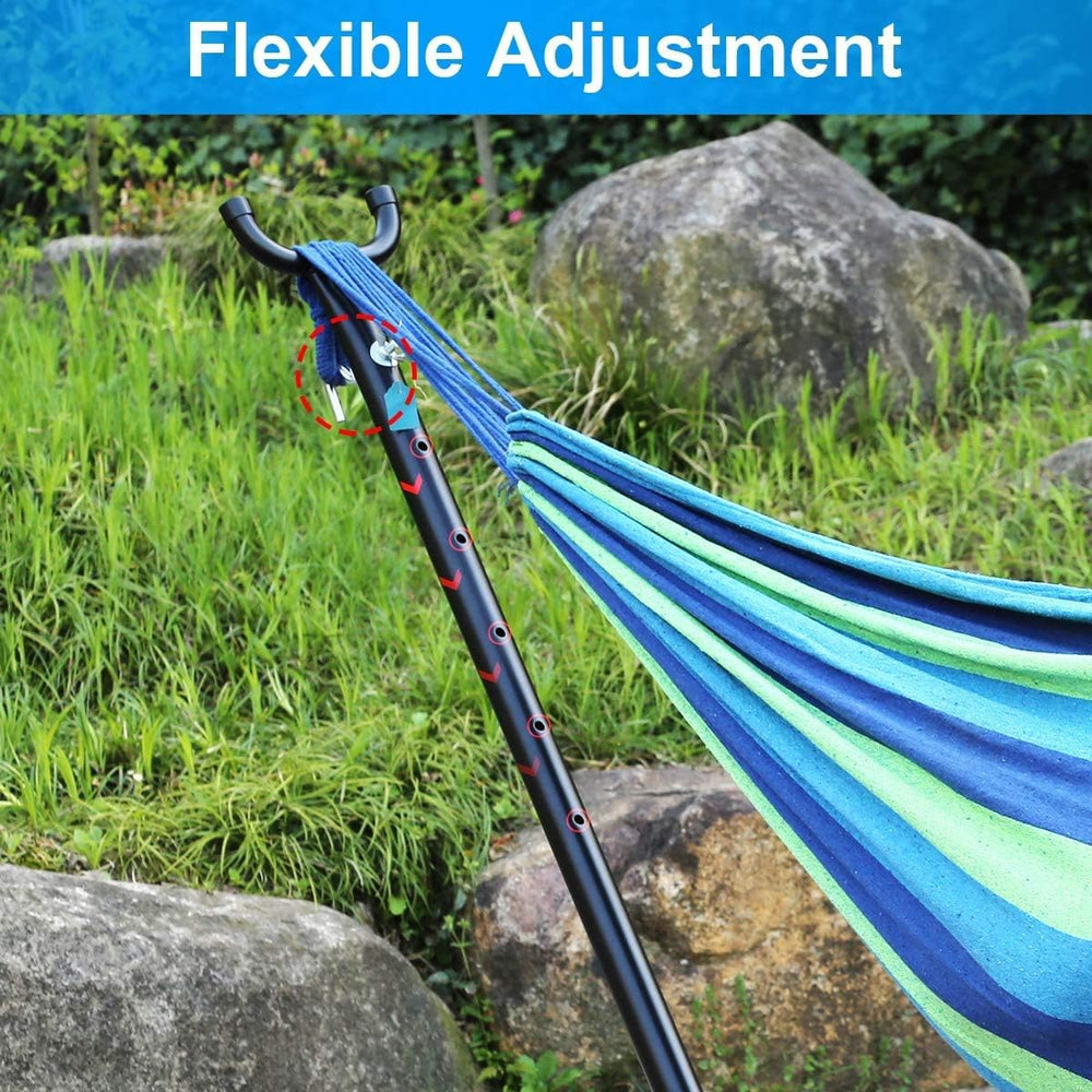 9ft Hammock Stand Portable Heavy Duty 2 Person Steel Stand Only for Outdoor P...