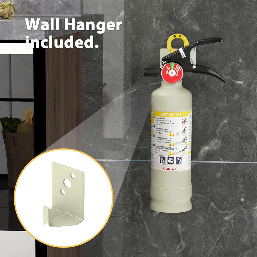 Ougist ABC Dry Chemical Fire Extinguisher, 2.5 lb Agent, 1-A:10-B:C