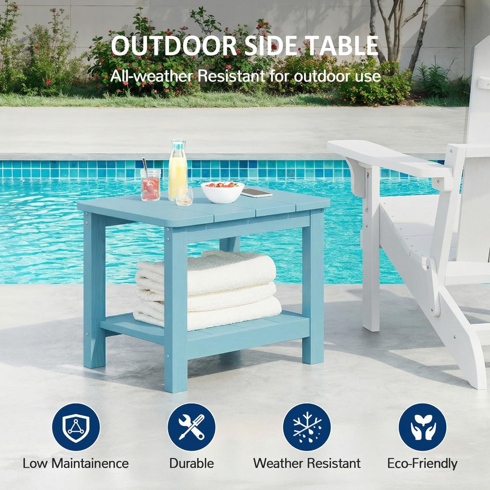 Patio Chairs Set, 3 Pieces Weatherproof HIPS Outdoor Furniture, Patio Chairs ...