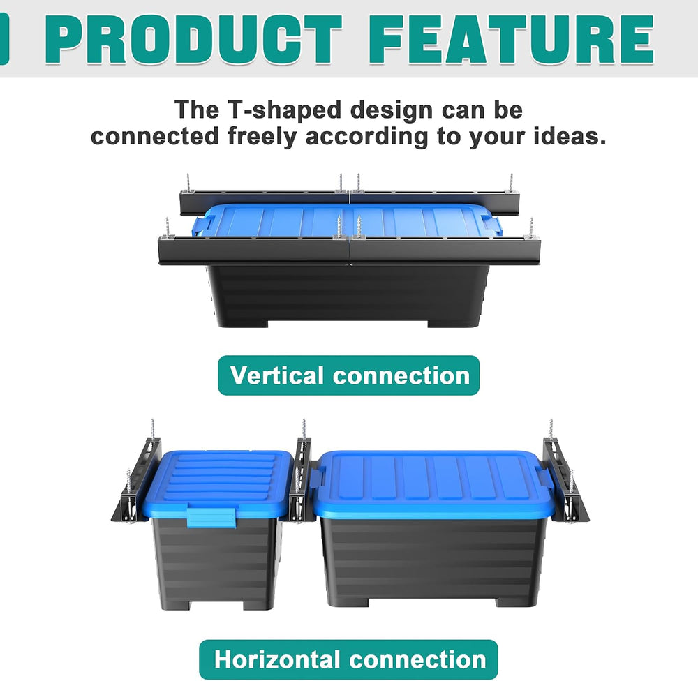 EVERHANGER Ceiling Storage Rack, Heavy Duty Garage Overhead Storage Rack