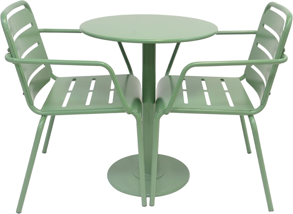 Christopher Knight Home Jodi Outdoor Bistro Set, 3-Piece Bistro Table and Cha...