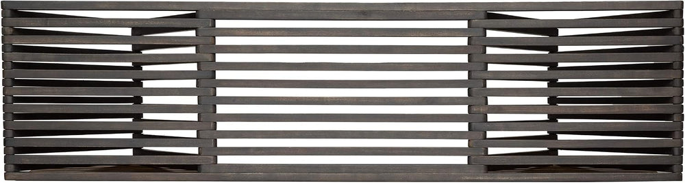 Christopher Knight Home Esme Outdoor Acacia Wood Bench, Dark Gray Finish