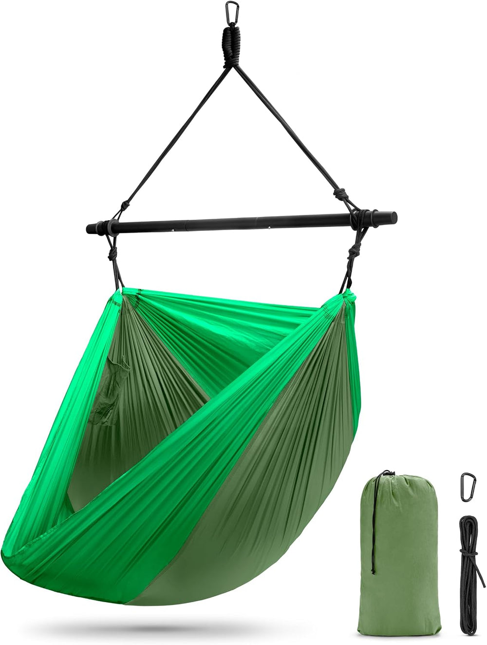 Sorbus Sensory Swing, Hammock Swing, Outdoor Hanging Pod Chair (Green)