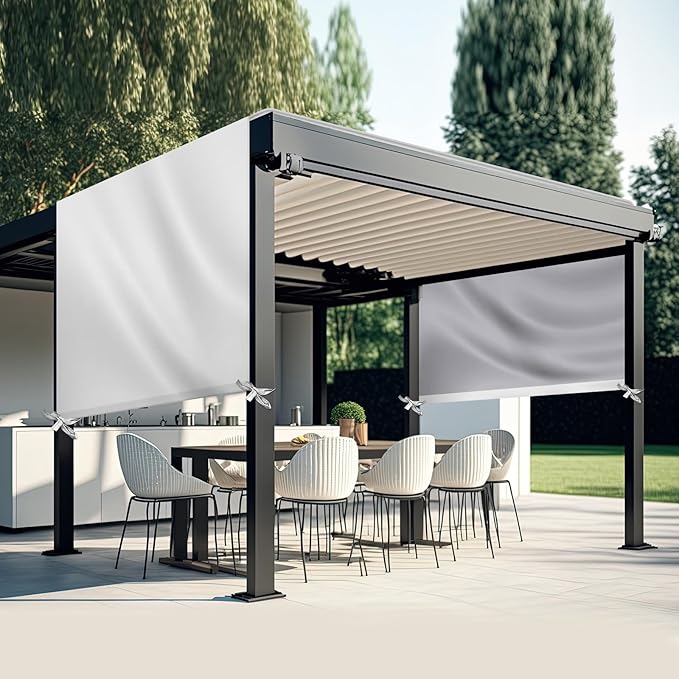 Universal Pergola Replacement Canopy Outdoor Canopy Shade Cover Waterproof Sh...