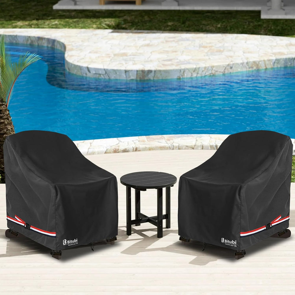 Waterproof 2 Pack Patio Adirondack Chair Cover for Outdoor Chair Size Up to 3...
