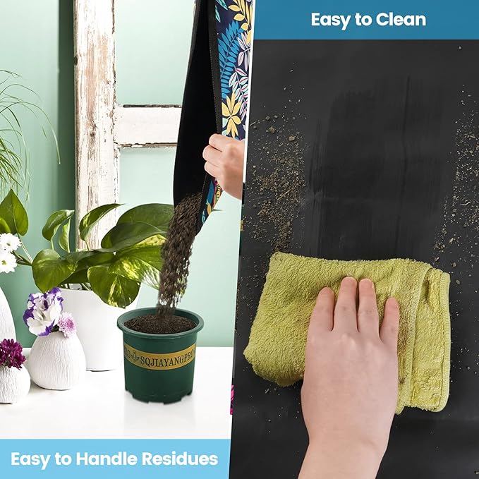 3PCS 29.5" x 29.5" Repotting mat for House Plant Care and Dirt Spil...