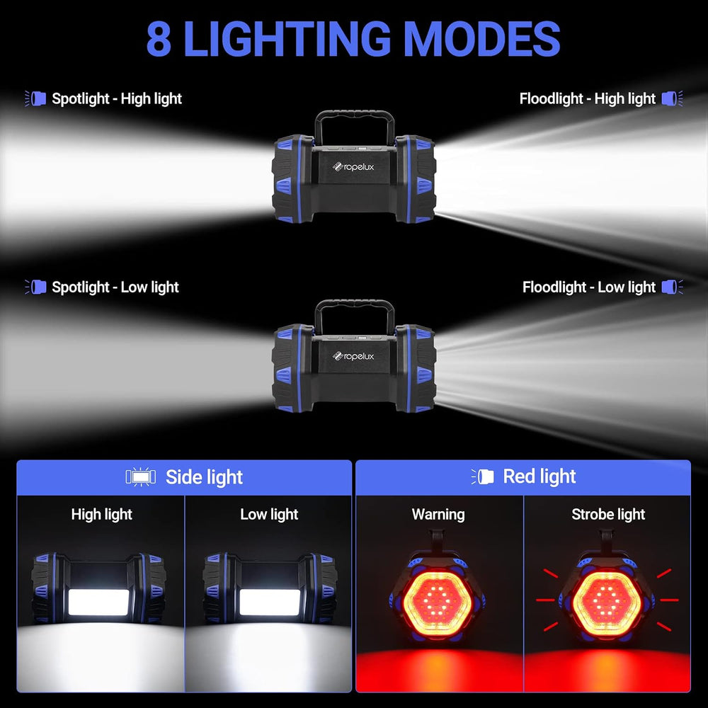 Led Camping Lantern Rechargeable, Camping Flashlight 1500LM, 8 Light Modes, C...