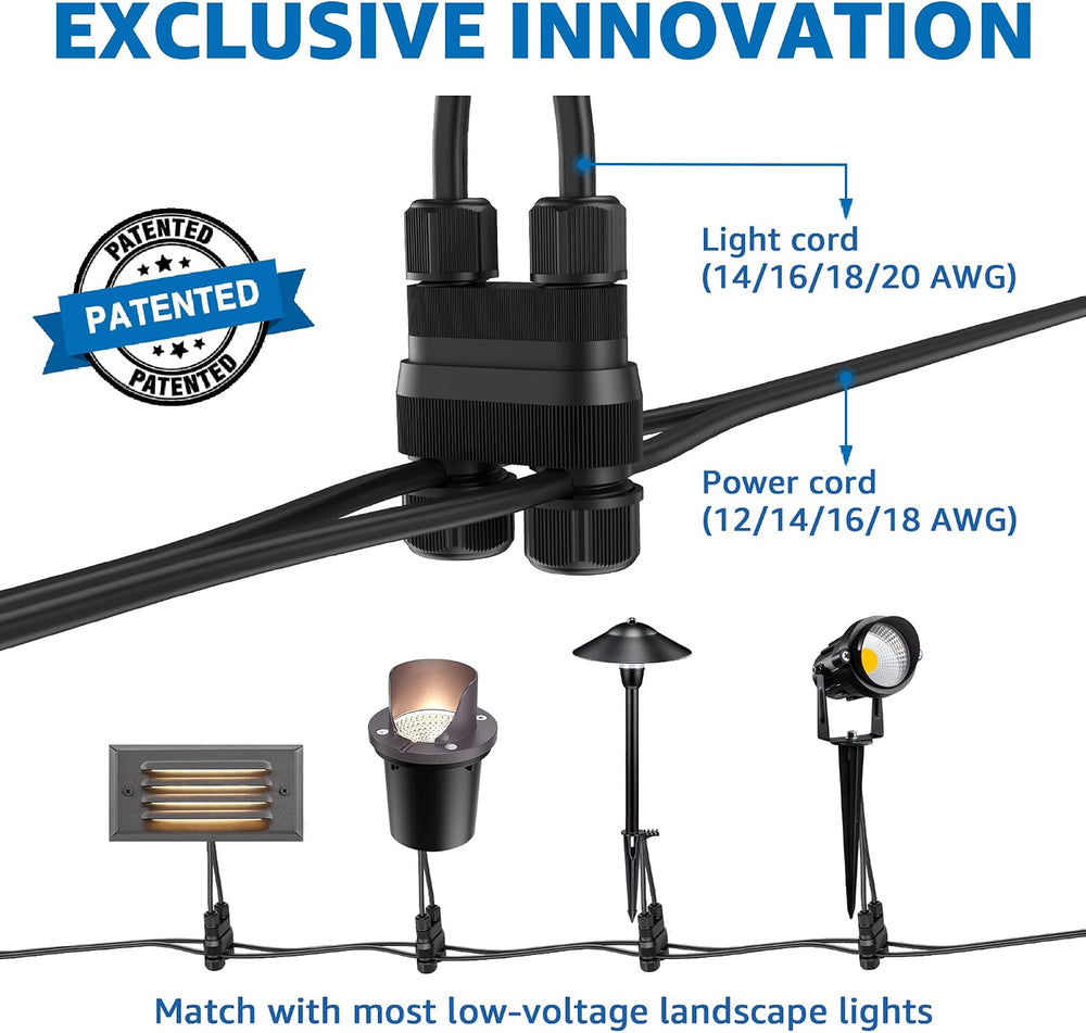 SUNVIE 5W Low Voltage Step Lights 6 Inch Outdoor Aluminum Brown, 12-Pack