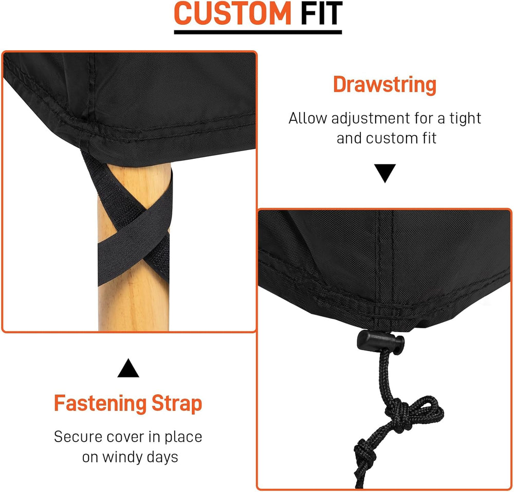 Waterproof Patio Chair Covers 2 Pack, 29" W x 30" D x 36" H